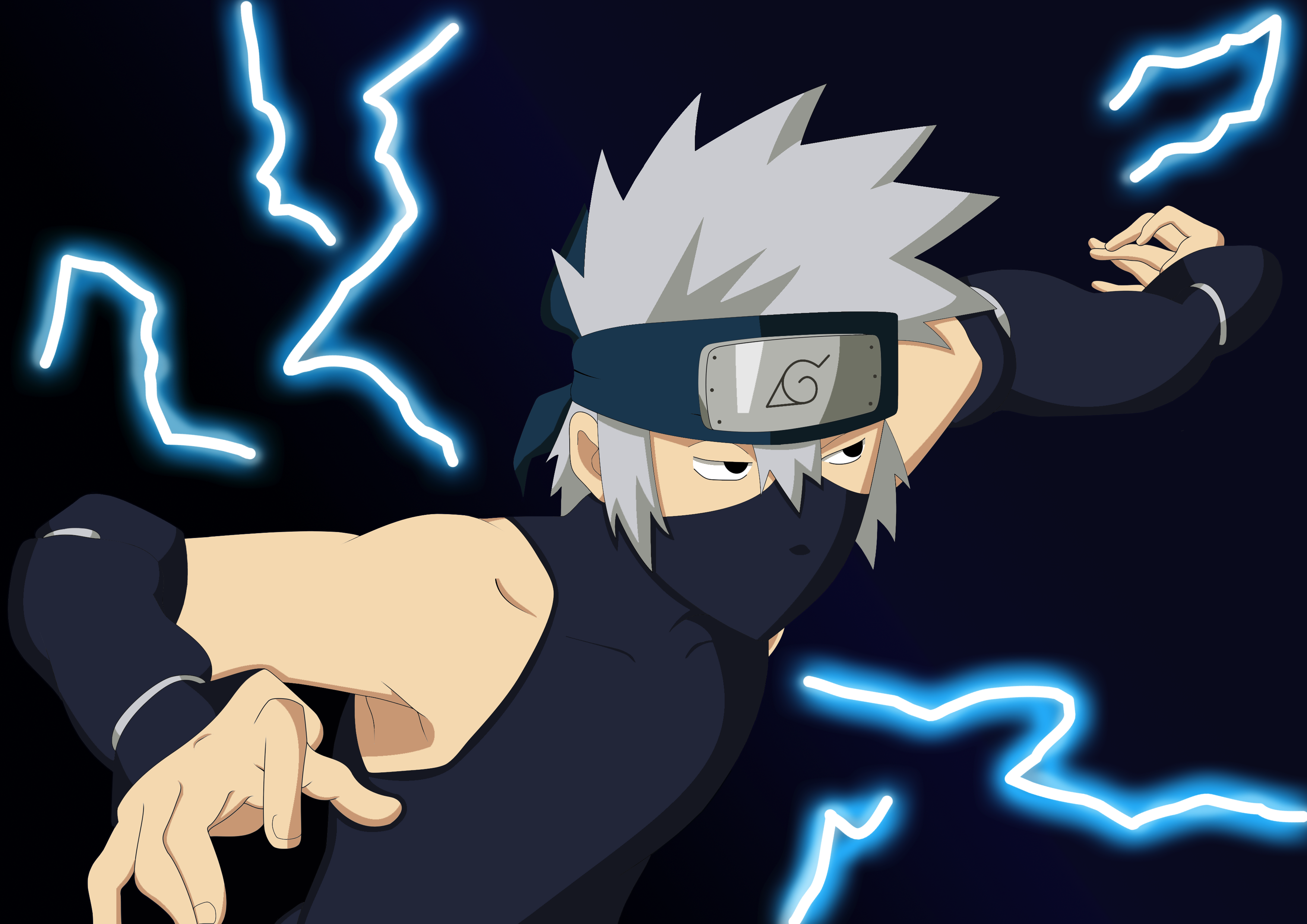 Kid Kakashi walllpaper : r/Naruto