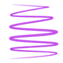 Glitter Swirl PNG Purple