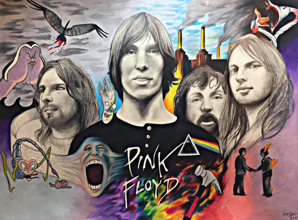 Pink Floyd drawing by evanartt on DeviantArt