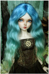 Sea wave color wig