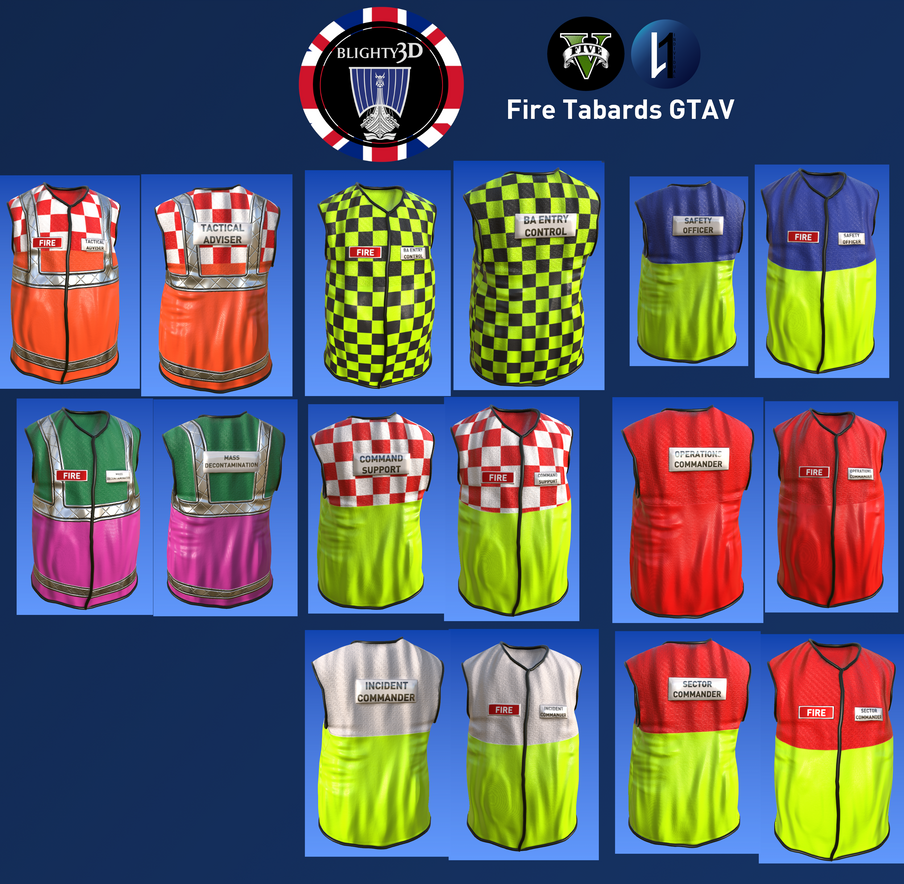 Exercise Control Tabards Fire Tabards by IndividualGames on DeviantArt