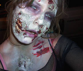 Zombie makeup