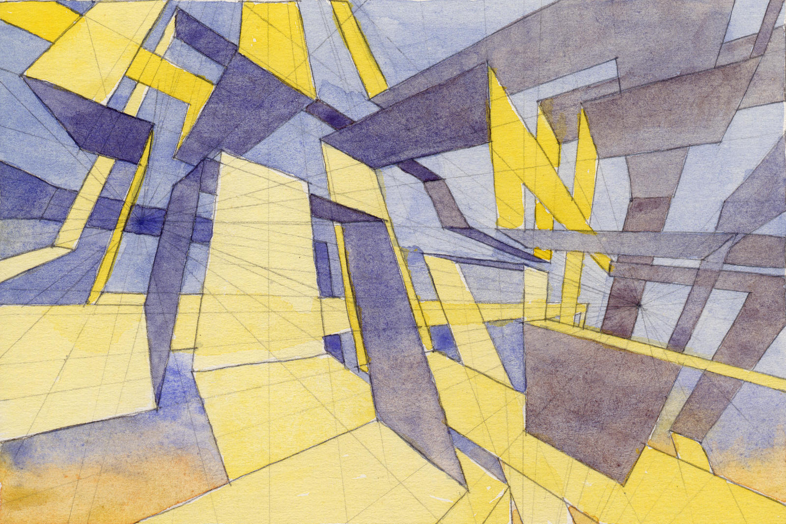 Fausse Perspective Aquarelle by fanfouille on DeviantArt