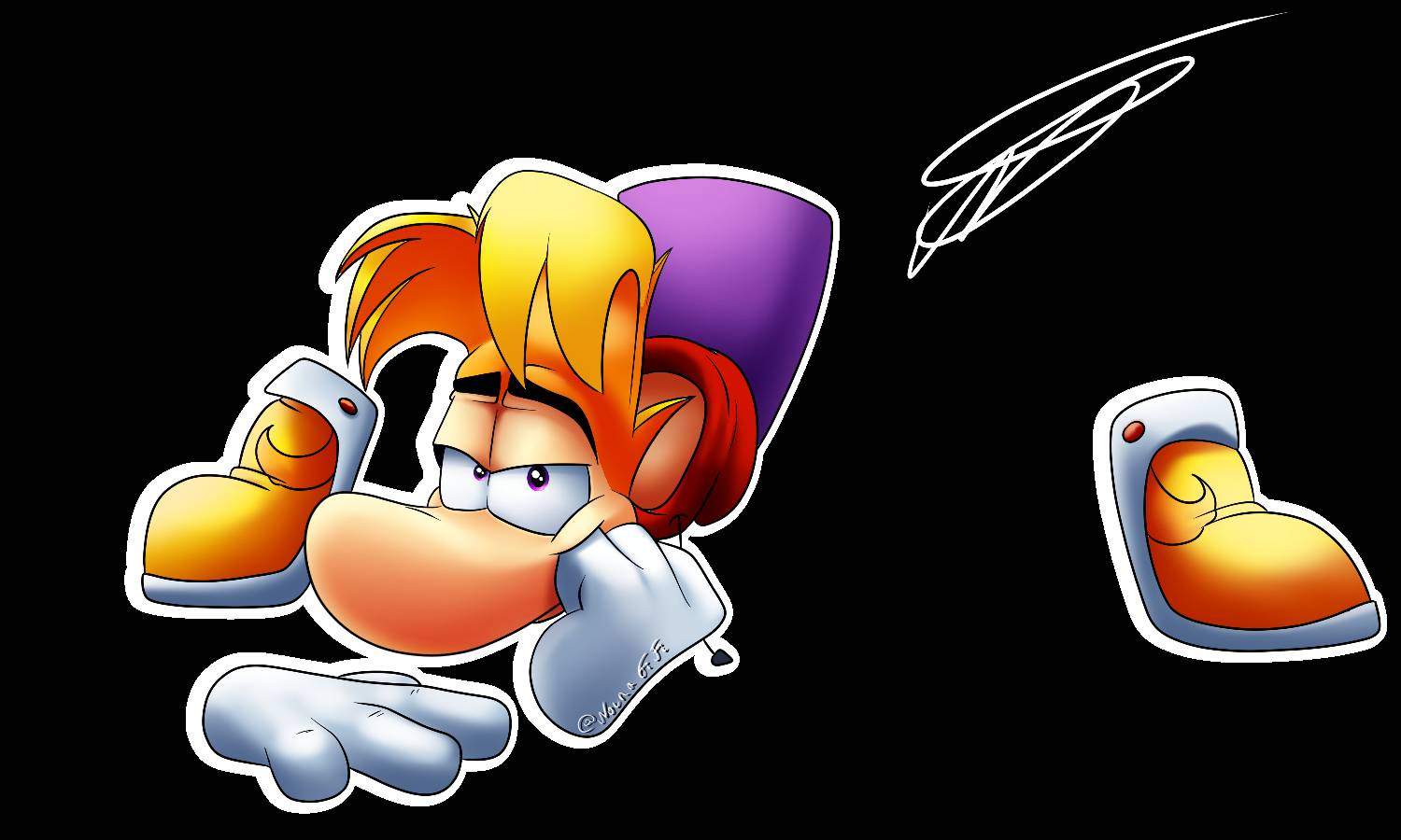 Rayman from Capitan Laserhawk by NocnaFifi on DeviantArt