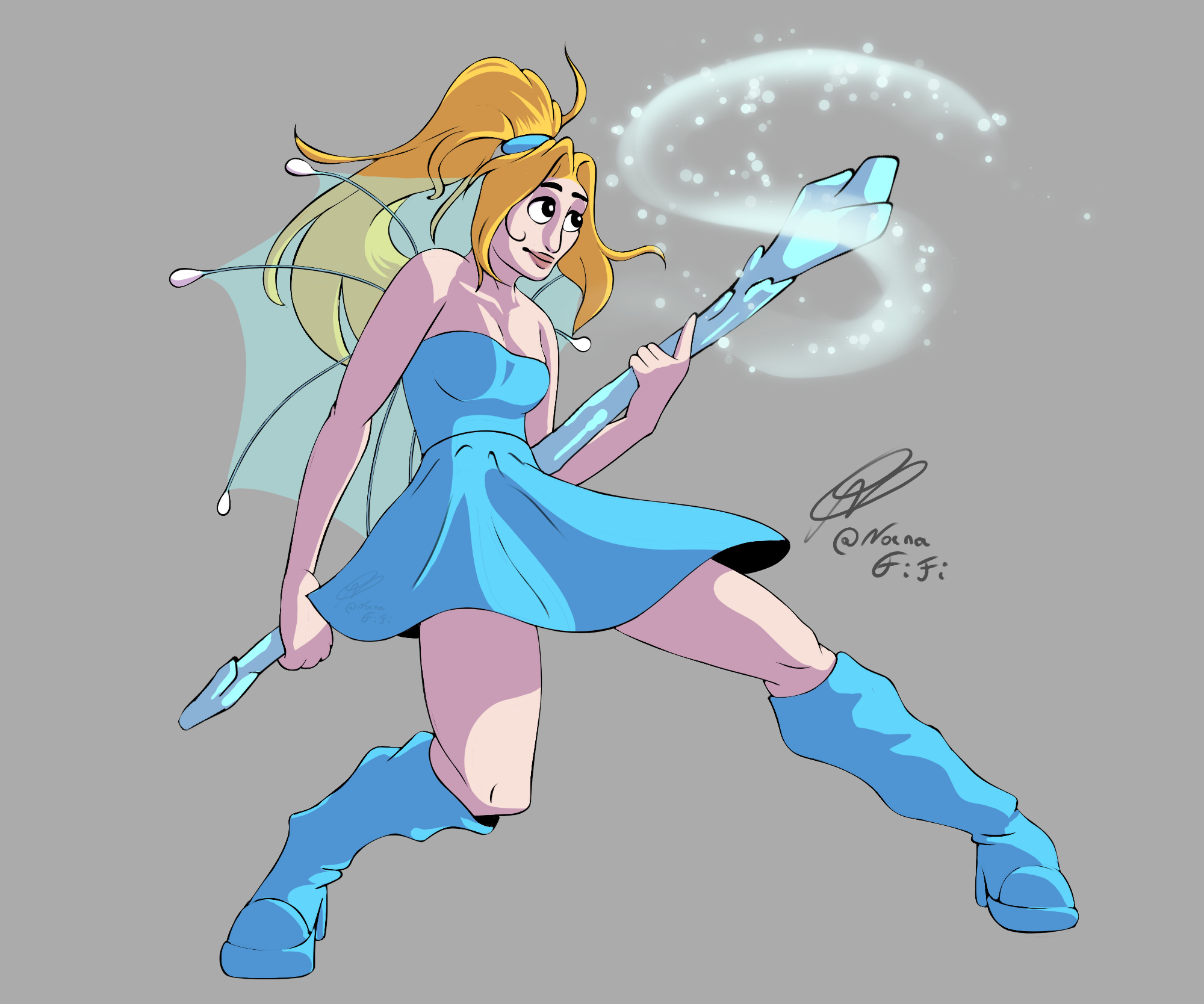 Ice Magic User Ice magic - COMMISSION by NocnaFifi on DeviantArt