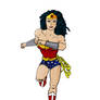 Wonder Woman Running