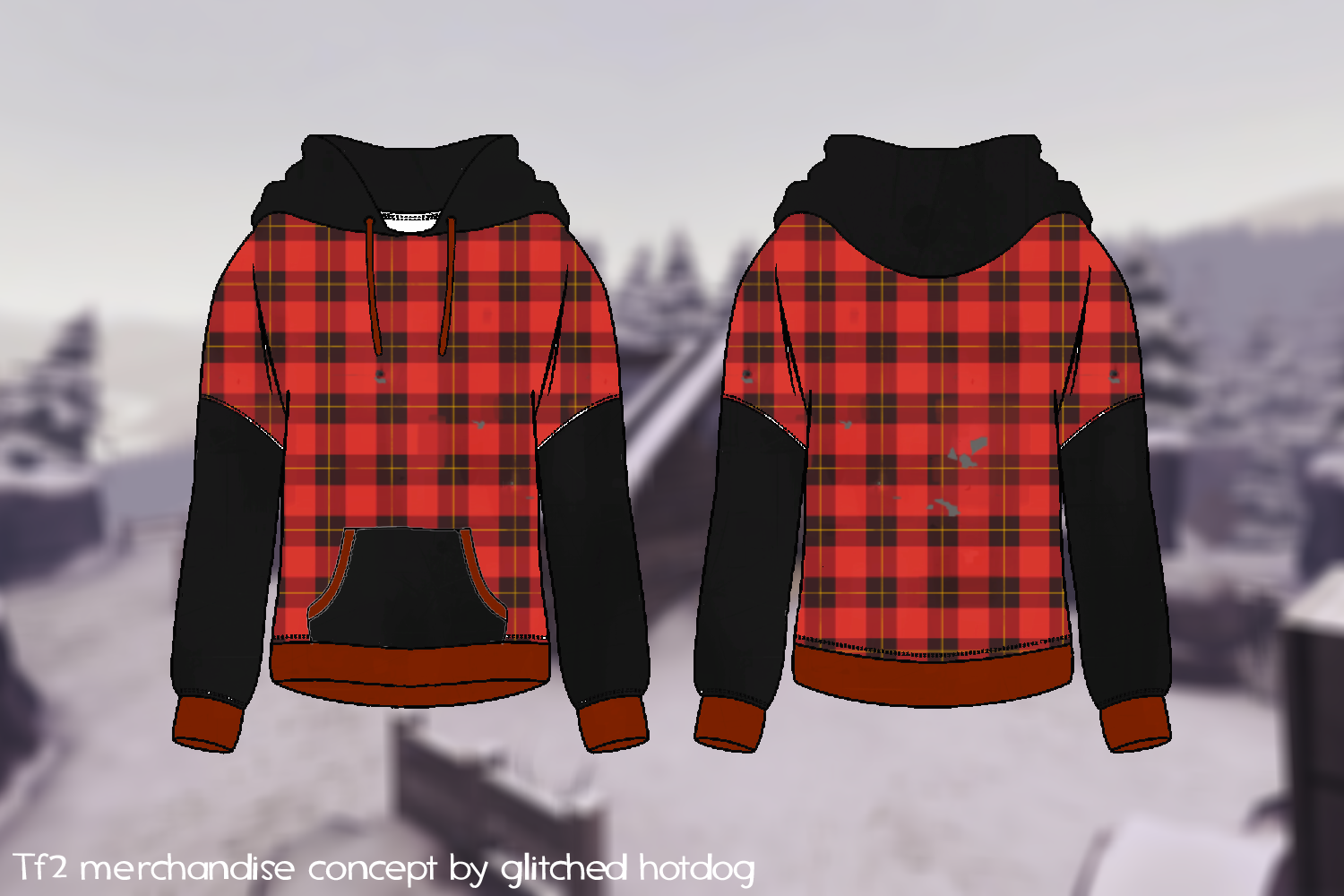 Tf2 Sweatshirt Plaid Potshoter Owl Mk.II Style Red by EdogaG on