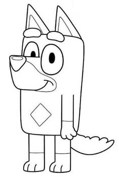 Bluey coloring pages