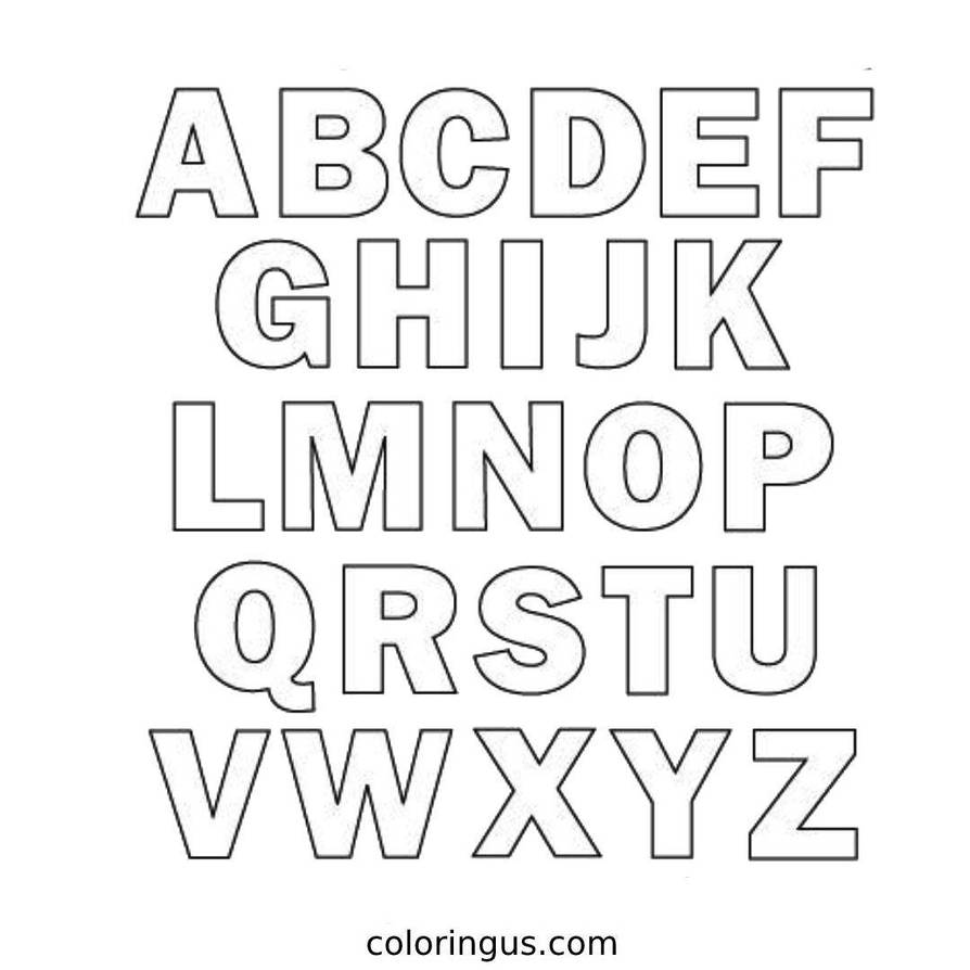 ABC Coloring Pages by coloringus on DeviantArt