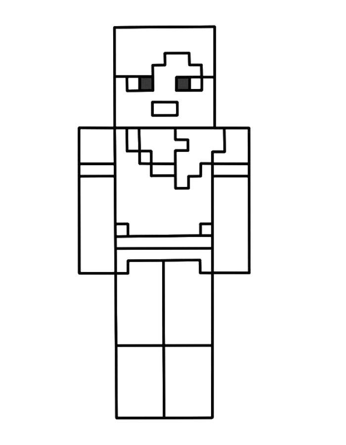 Minecraft alex coloring pages by coloringus on DeviantArt