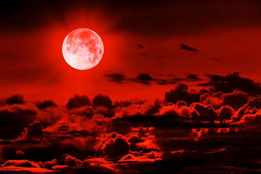 Песни красная луна. Кровавая Луна / Bloodmoon (1997). Красная Луна. Красное небо. Красное ночное небо.