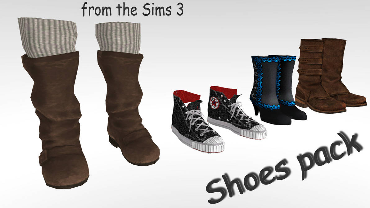 Shoes pack by AlexGorgan on DeviantArt