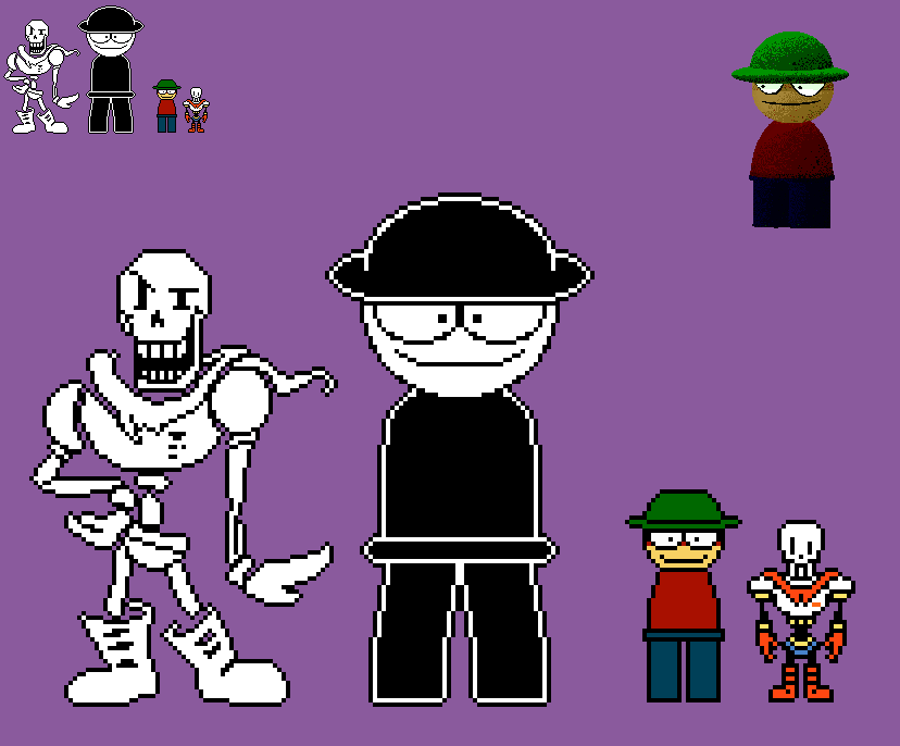 The Undertale AU creators, masters of copy and paste. [Sprites by me] : r/ Undertale