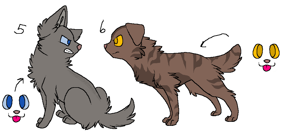 Ashfur and Brambleclaw *wolf*