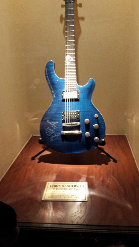 3 Doors Down Guitar Hard Rock Cafe New York By Shadowsixxx