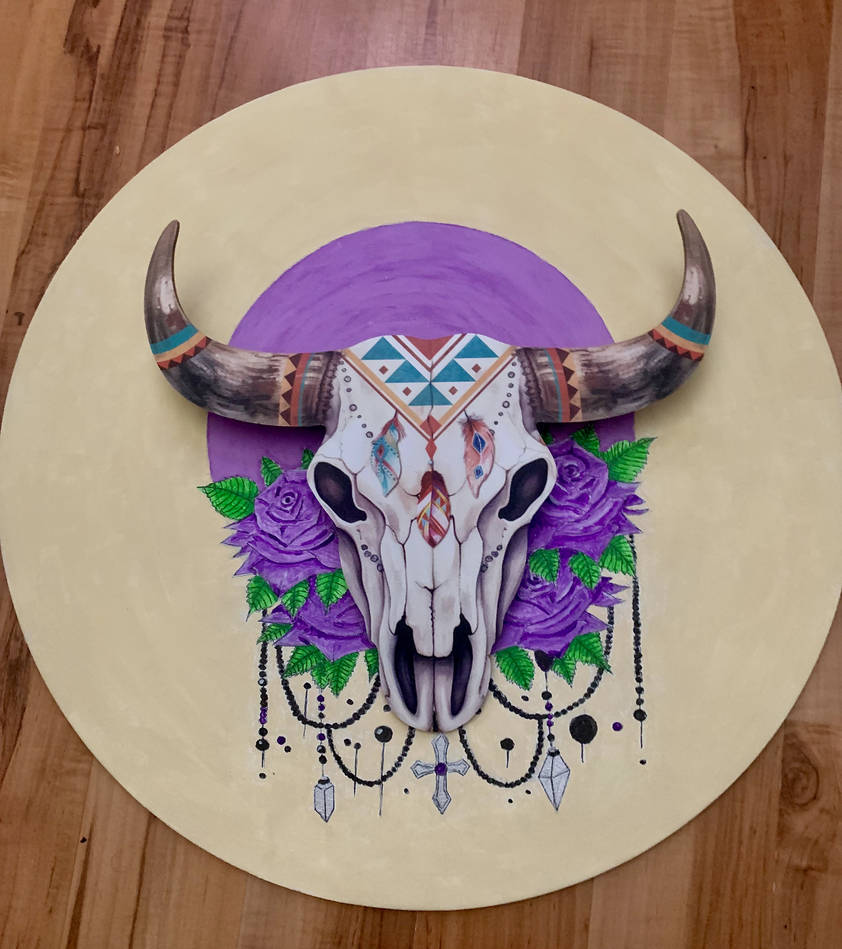 Bull Heading Roses Bull and Roses by ianhogger on DeviantArt