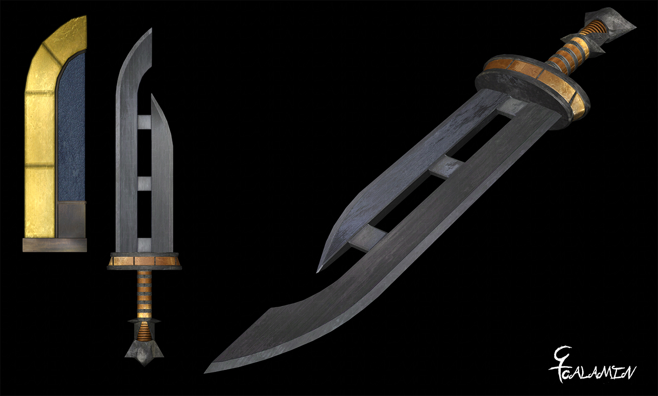 The Legend Of Zelda - Razor Sword 3D Model by cALAMIN on DeviantArt