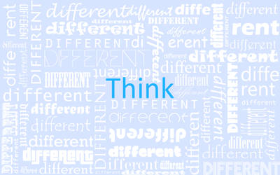 THINK different - Typography