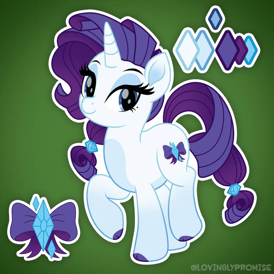 New Born Rarity New Dawn of Harmony: Rarity Redesign by LovinglyPromise on DeviantArt