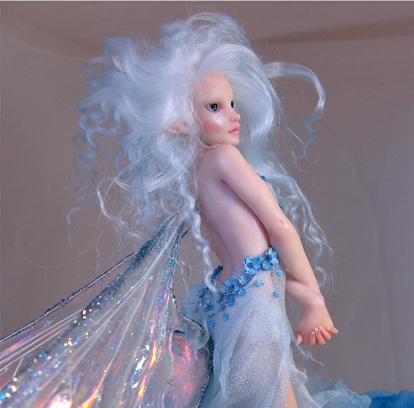 Sky Blue Faerie - closeup