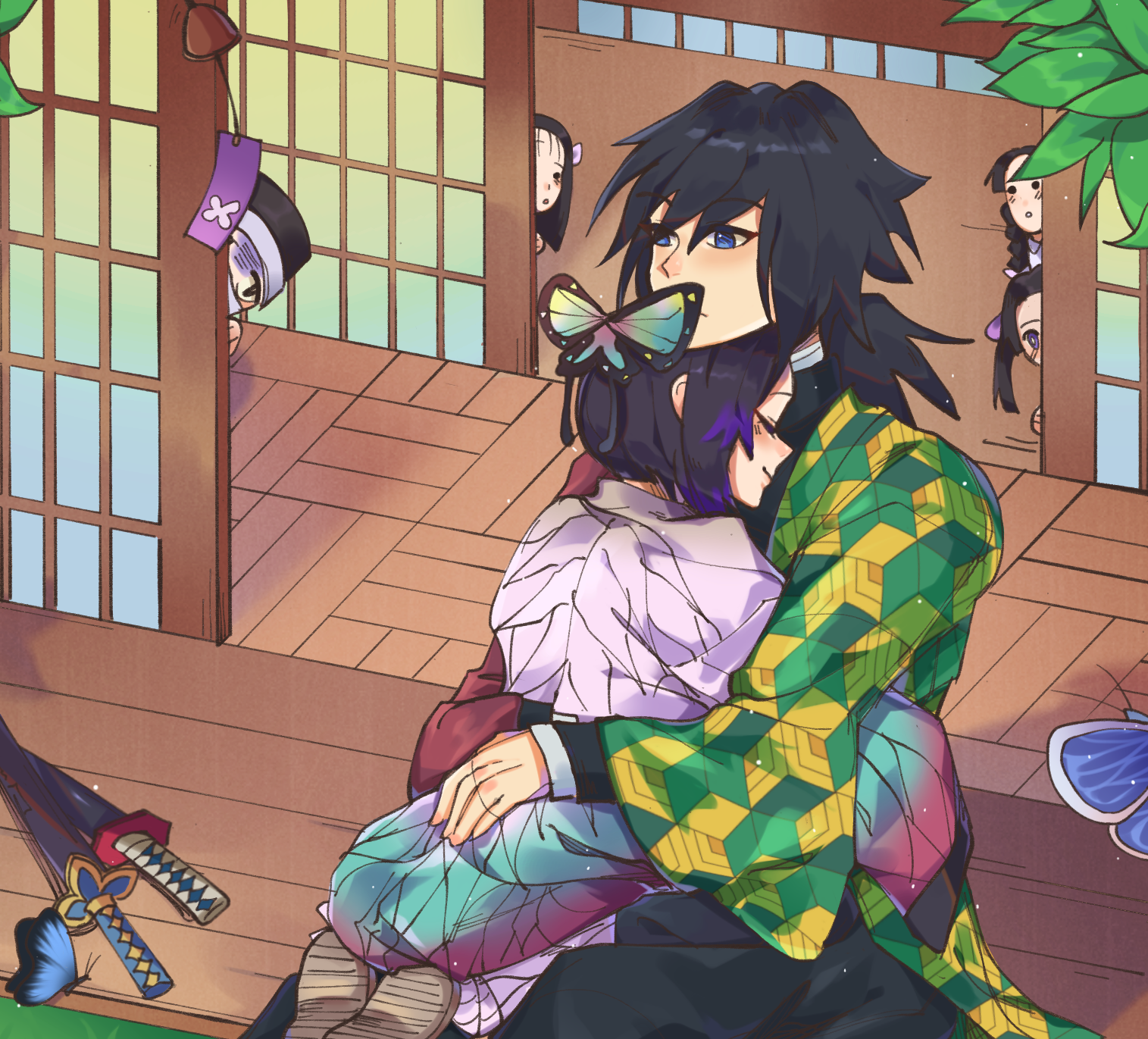 Shinobu Kochou X Giyuu Tomioka Kimetsu No Yaiba By Sgrimp On Deviantart