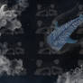 Whale shark in the sky