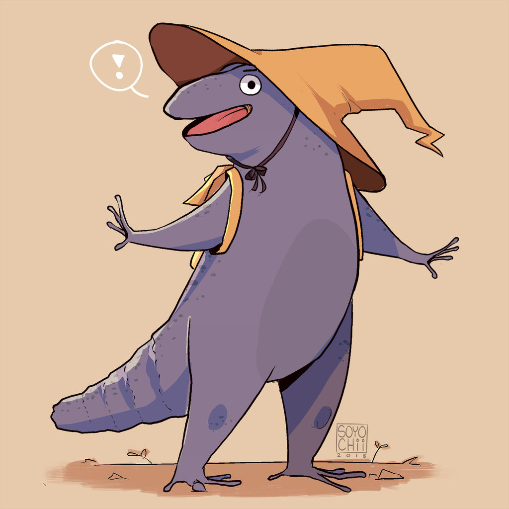 Wizard lizard by soyochii on DeviantArt