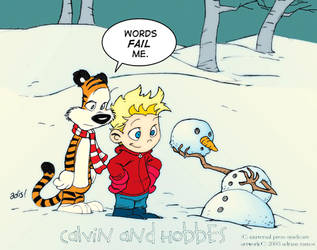 Calvin and Hobbes by Adis