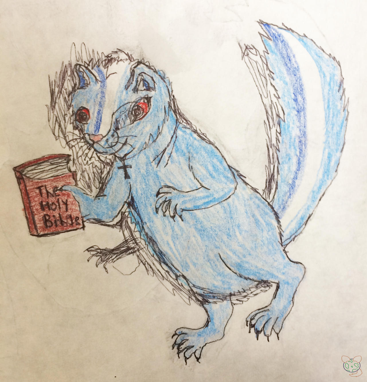 Chipmunk monk by Huqstuff on DeviantArt