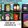 Top 10 Favorite South Park Characters