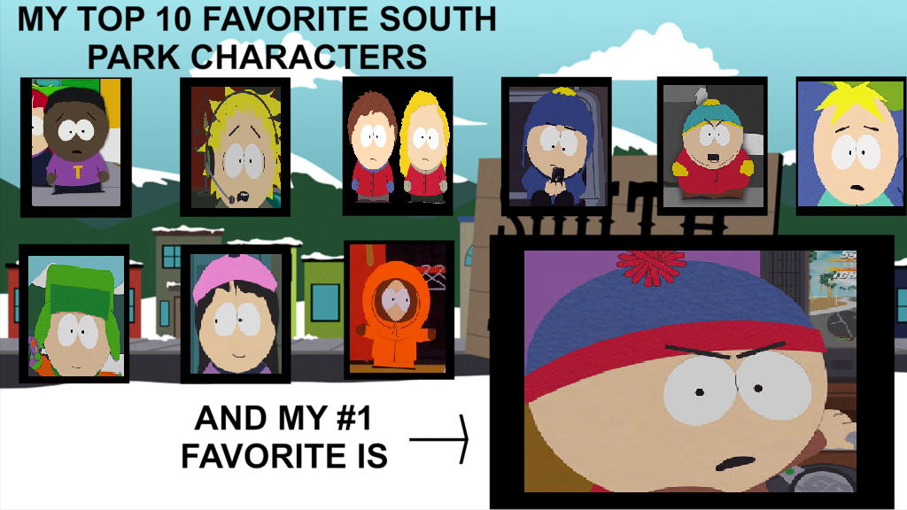 Top 10 South Park Characters by Media201055 on DeviantArt
