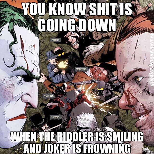 Joker vs. Riddler Meme by GodzillaFan1234 on DeviantArt