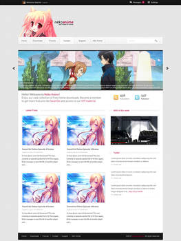 Anime Webdesign - Neko Anime v2