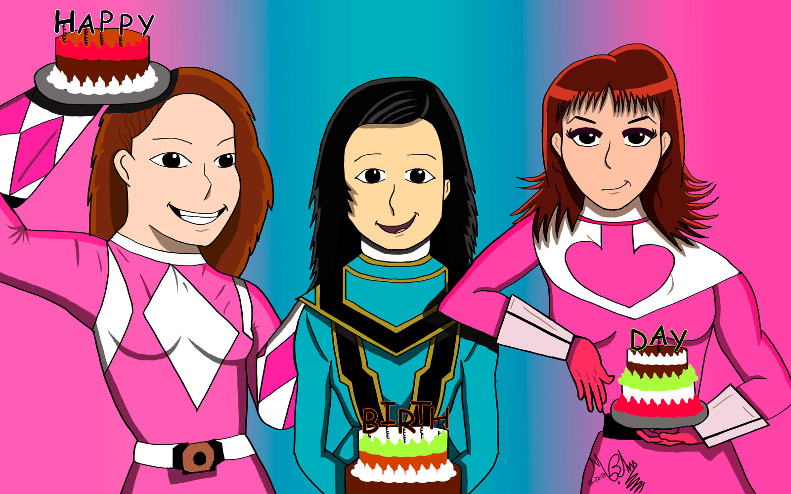 Power Rangers Birthdays Deviantart Birthday Power Rangers Style by Mr-BlueArt on DeviantArt