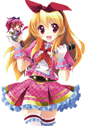 Aikatsu - Ichigo and Seira Render #1