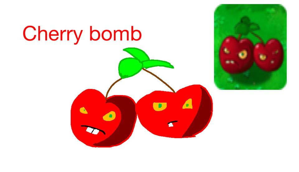 PvZ Fanart Cherry Bomb by RainbowCat312 on DeviantArt