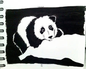 when you've had enough of sadness, make a panda!