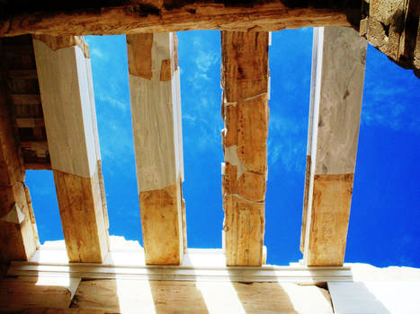 Scars on the Parthenon's Roof