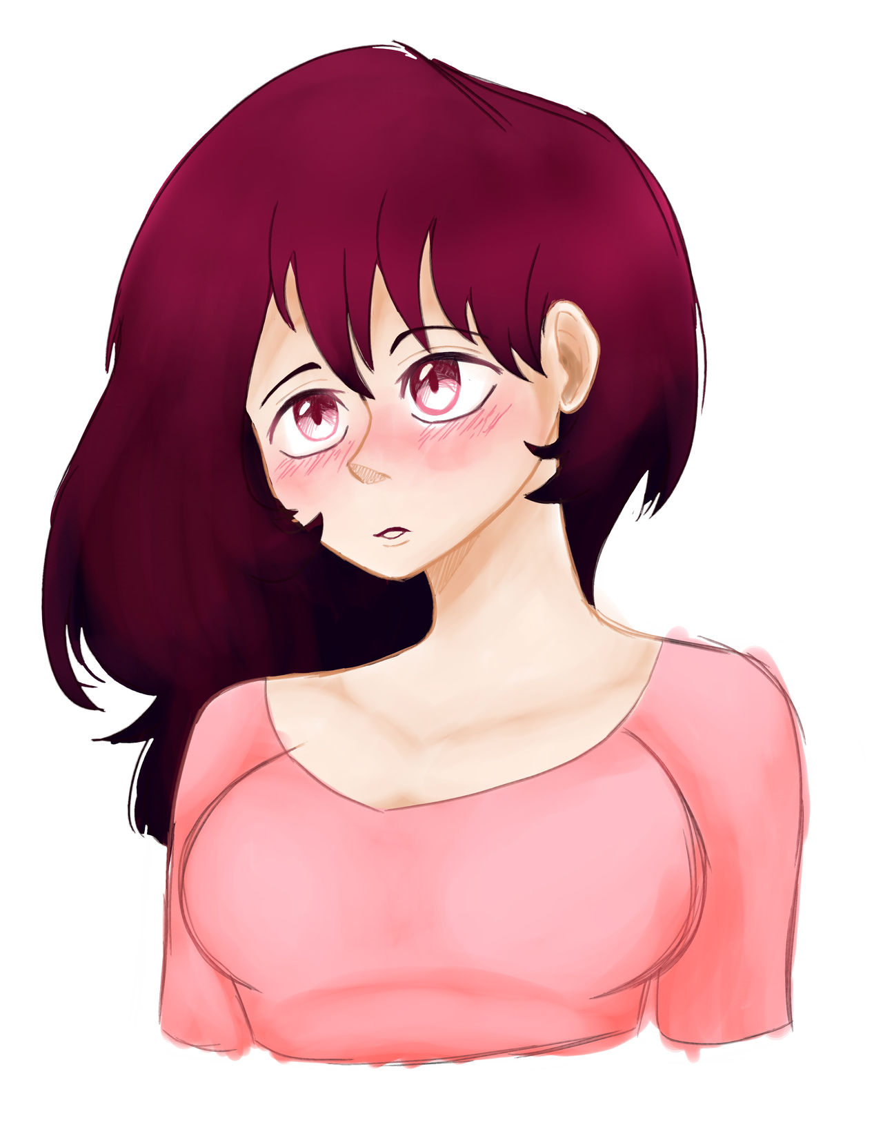 Random Basic Drawn Girls Random Girl Drawing 2 by Iloves-Cats on DeviantArt
