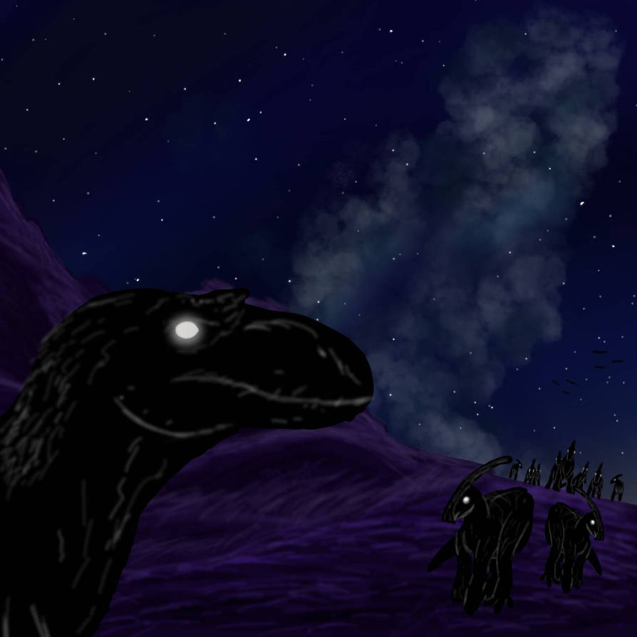 Albertosaurus and parasaurolophus by SrReptilBr on DeviantArt