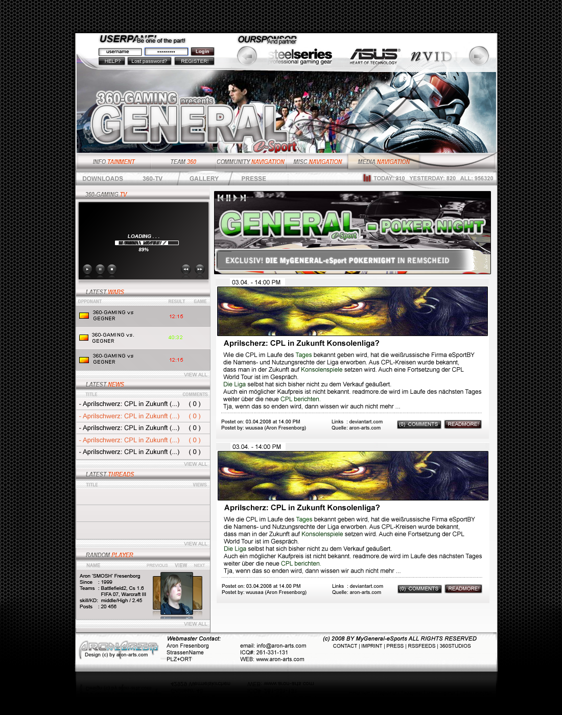MyGeneral eSport SOLD by aronarts-webmedia