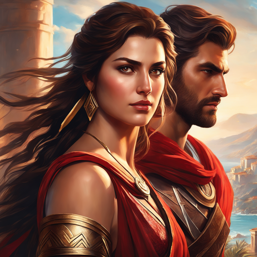 Alexios Draw Kassandra and Alexios by MichalCzech83 on DeviantArt