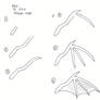 How to draw a Eyse Dragon Wing