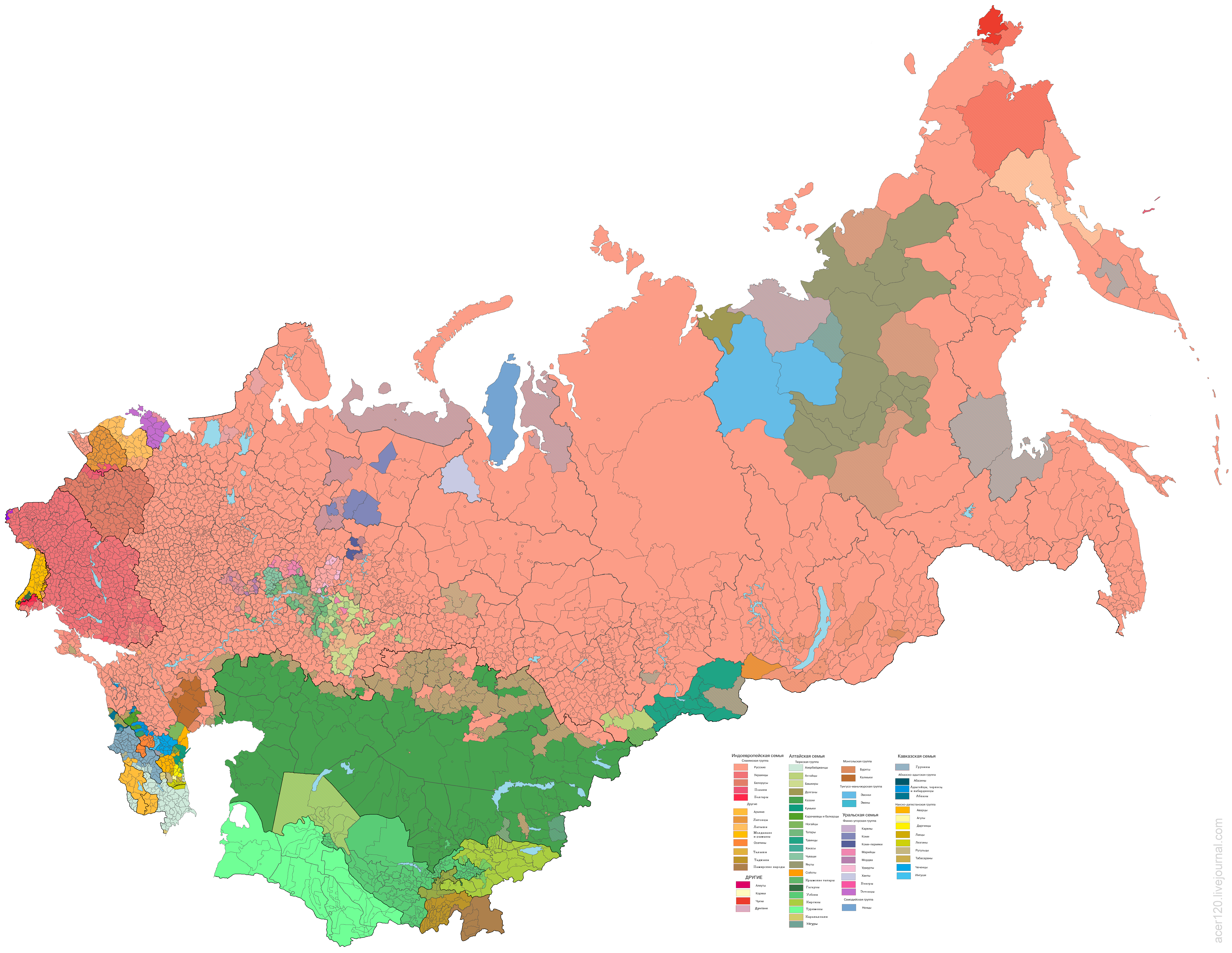 Soviet Union Blank Map