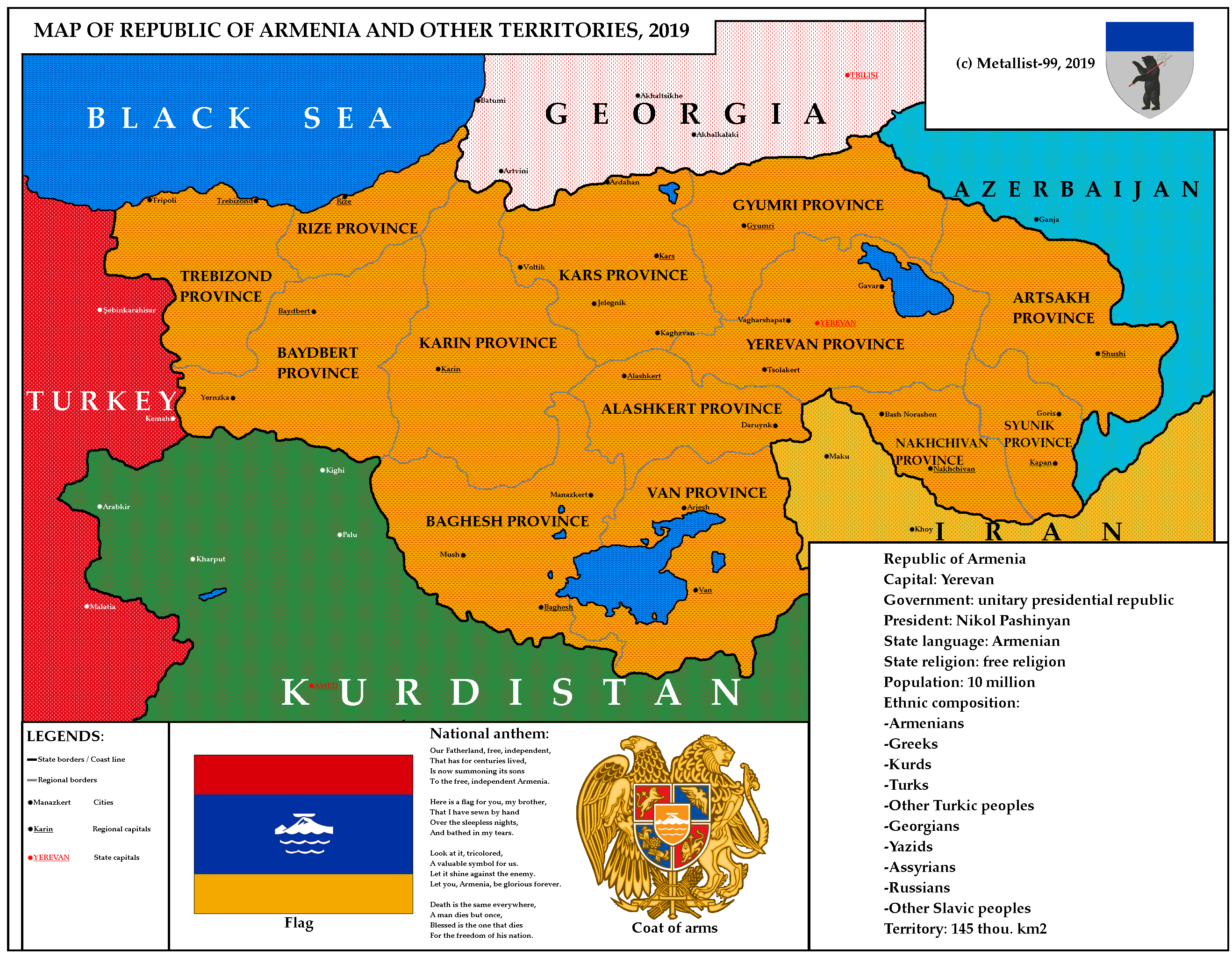 Greater Armenia Map by efeeeeee12 on DeviantArt