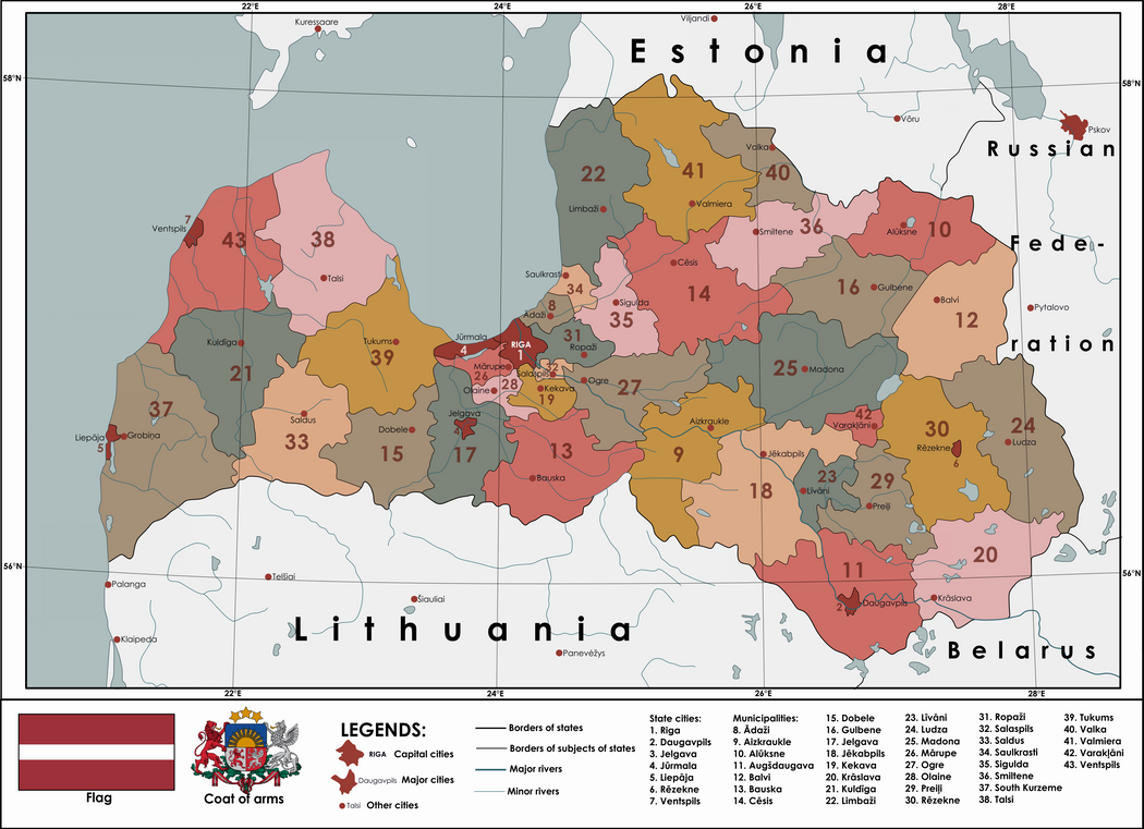 Post-Soviet states: Republic of Latvia by Metallist-99 on DeviantArt