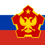 Flag of Russian Federation Black League-style - 1