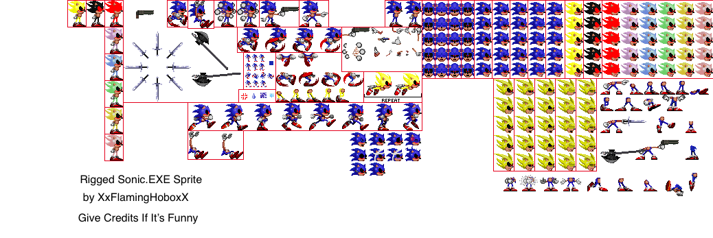 Dorkly Sonic Spritesheet Version 1 by Superdave938 on DeviantArt