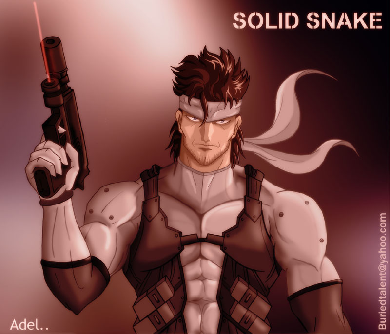 Solid Snake by Envavoid