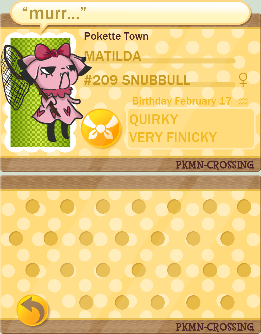 PKMN Crossing App // Matilda